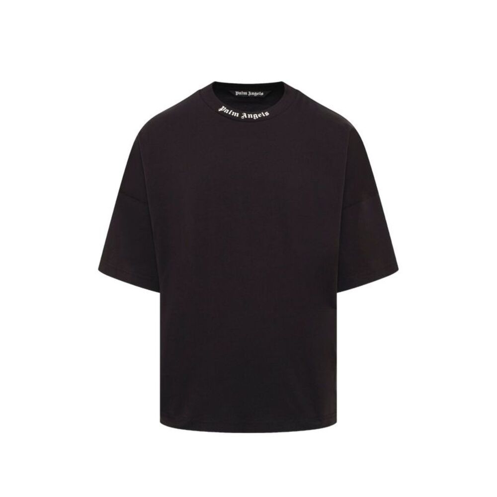 Palm Angels Men Logo Cotton T-Shirt